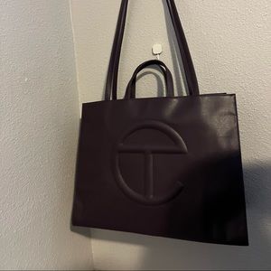 Large plum Telfar bag